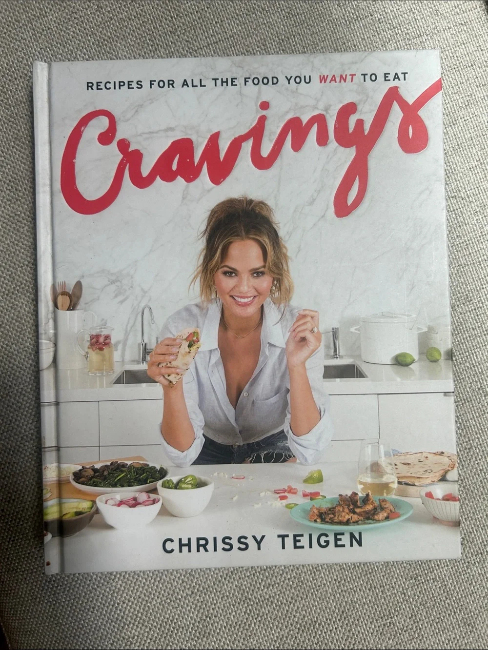 Cravings Cookbook - White & Red Cover